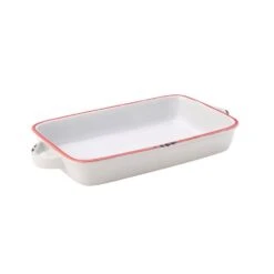 Utopia Tableware Avebury Red Large Rect. Dish - 8.5" (22cm) (Box Of 12)
