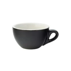 Utopia Tableware Barista Cappucino Cup - 7oz (20cl) Black (Box Of 6)