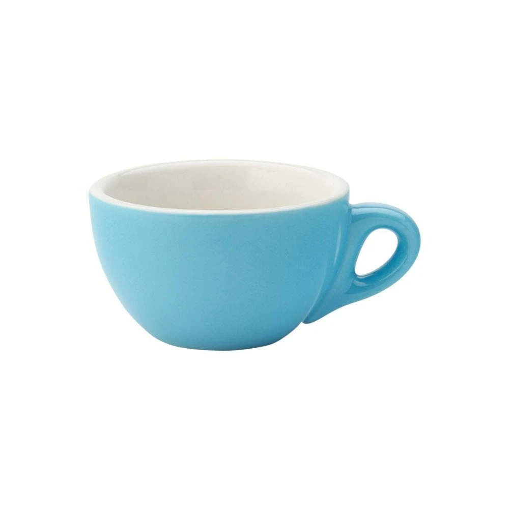 Utopia Tableware Barista Cappucino Cup - 7oz (20cl) Blue (Box Of 6) 1 Utopia Tableware Barista Cappucino Cup - 7oz (20cl) Blue (Box Of 6)