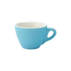Utopia Tableware Barista Flat White Cup - 5.5oz (16cl) Blue (Box Of 12)