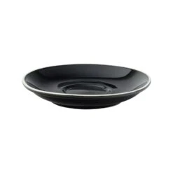 Utopia Tableware Barista Medium Saucer - 5.5" (14cm) Black (Box Of 6)